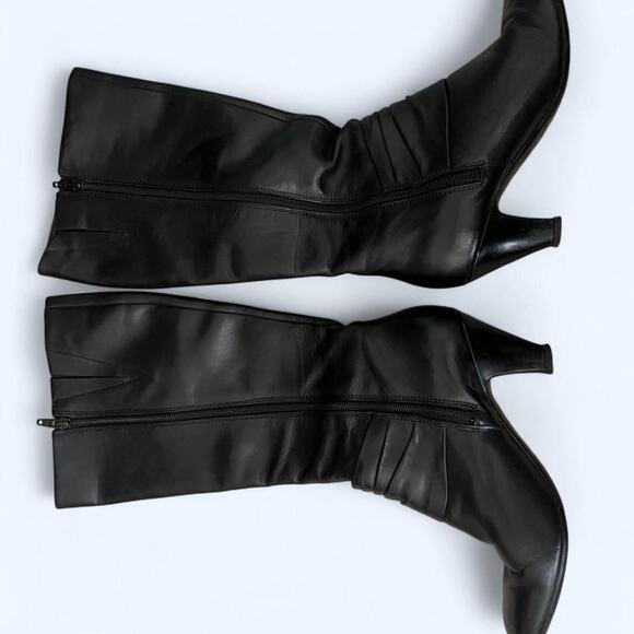 Naturalizer black leather knee high boots - Picture 3 of 5